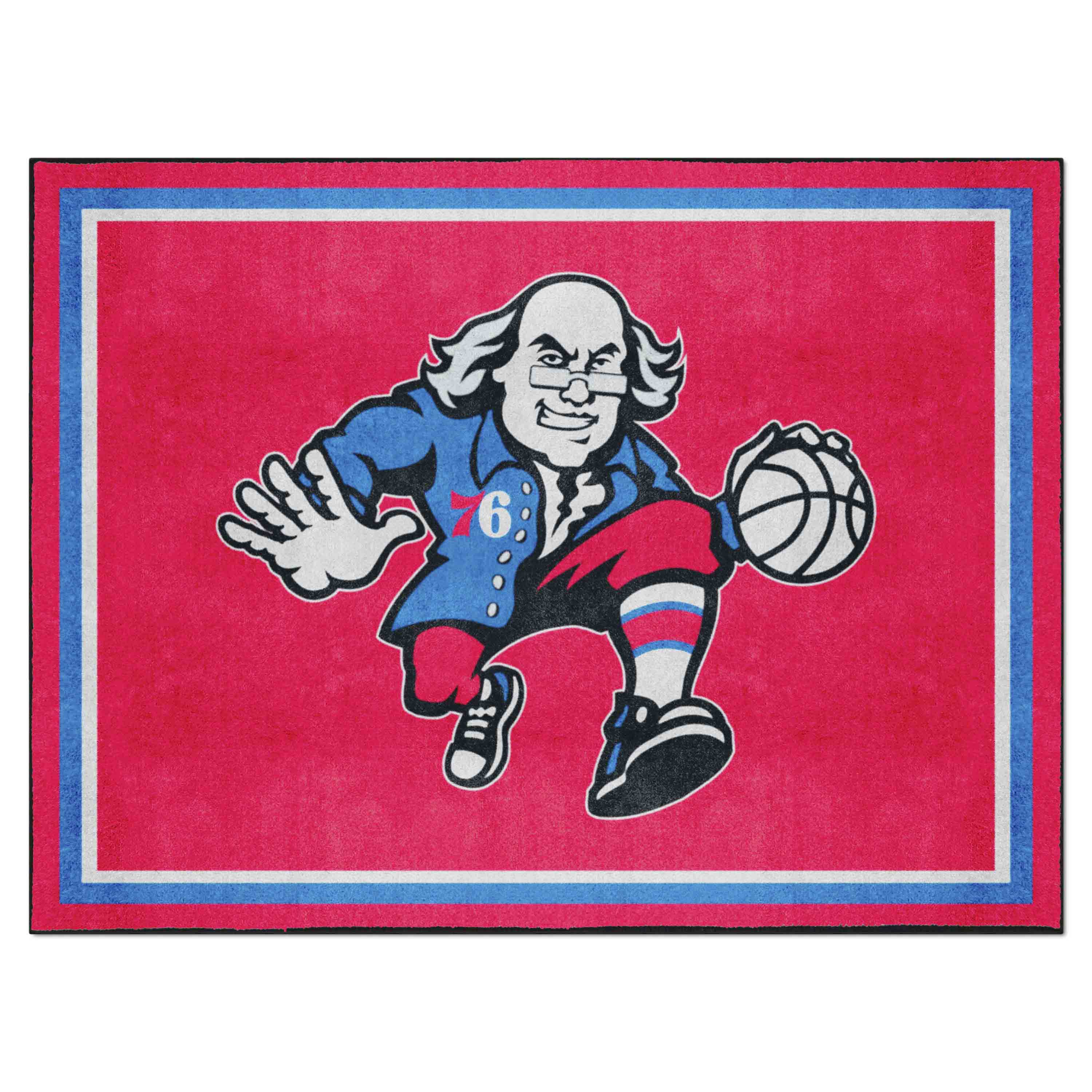 Philadelphia 76ers 8ft. x 10 ft. Plush Area Rug