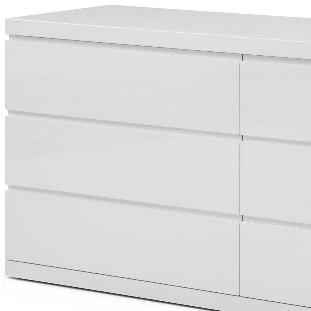 63 X 20 X 30 White Double Dresser - Homeroots