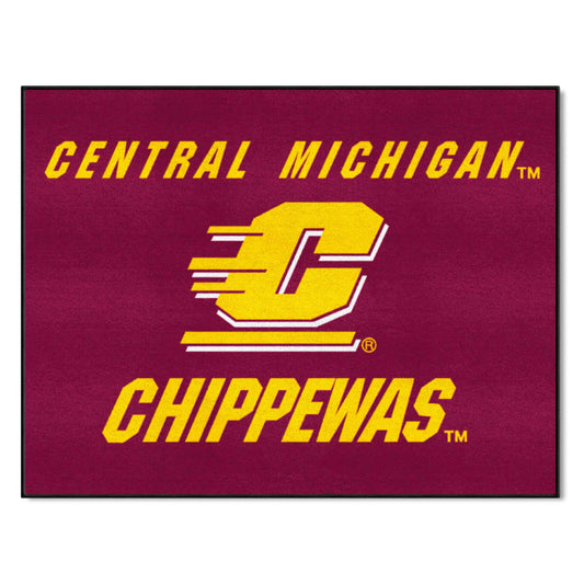 Central Michigan Chippewas All-Star Rug - 34 in. x 42.5 in.