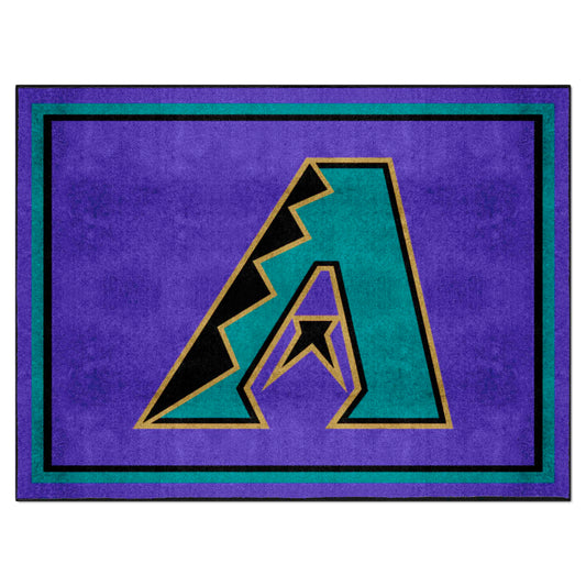 Alfombra de felpa de 2,4 x 3 m de los Arizona Diamondbacks - Colección retro