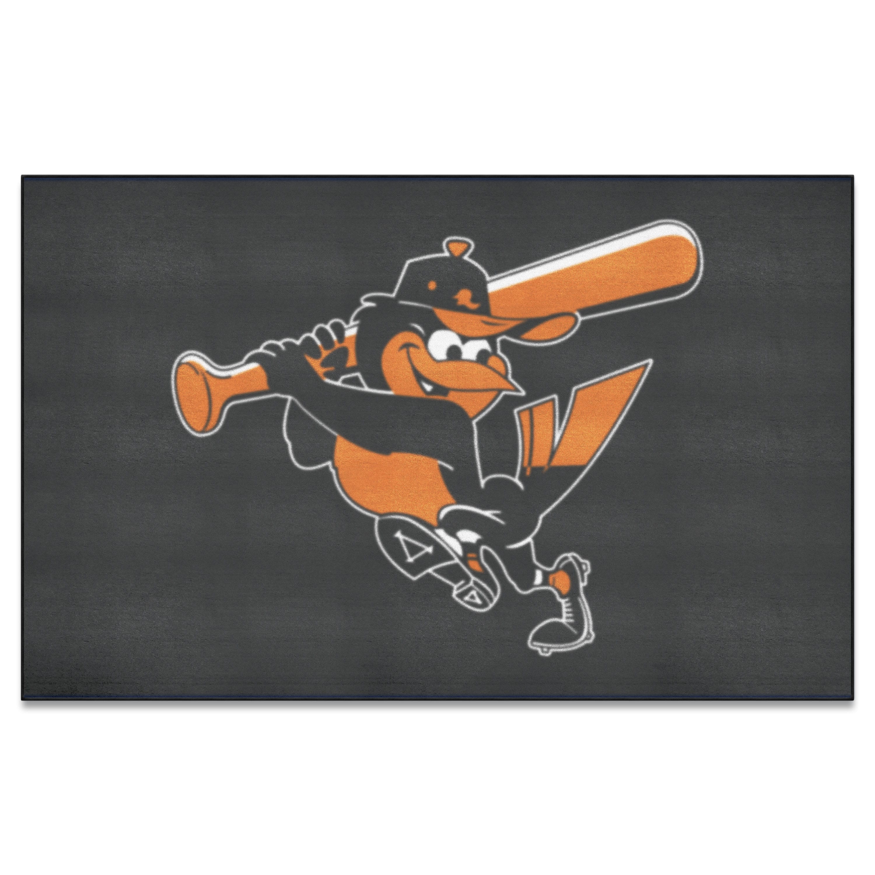 Baltimore Orioles Ulti-Mat Rug - 5ft. x 8ft. - Retro Collection - Baltimore Orioles