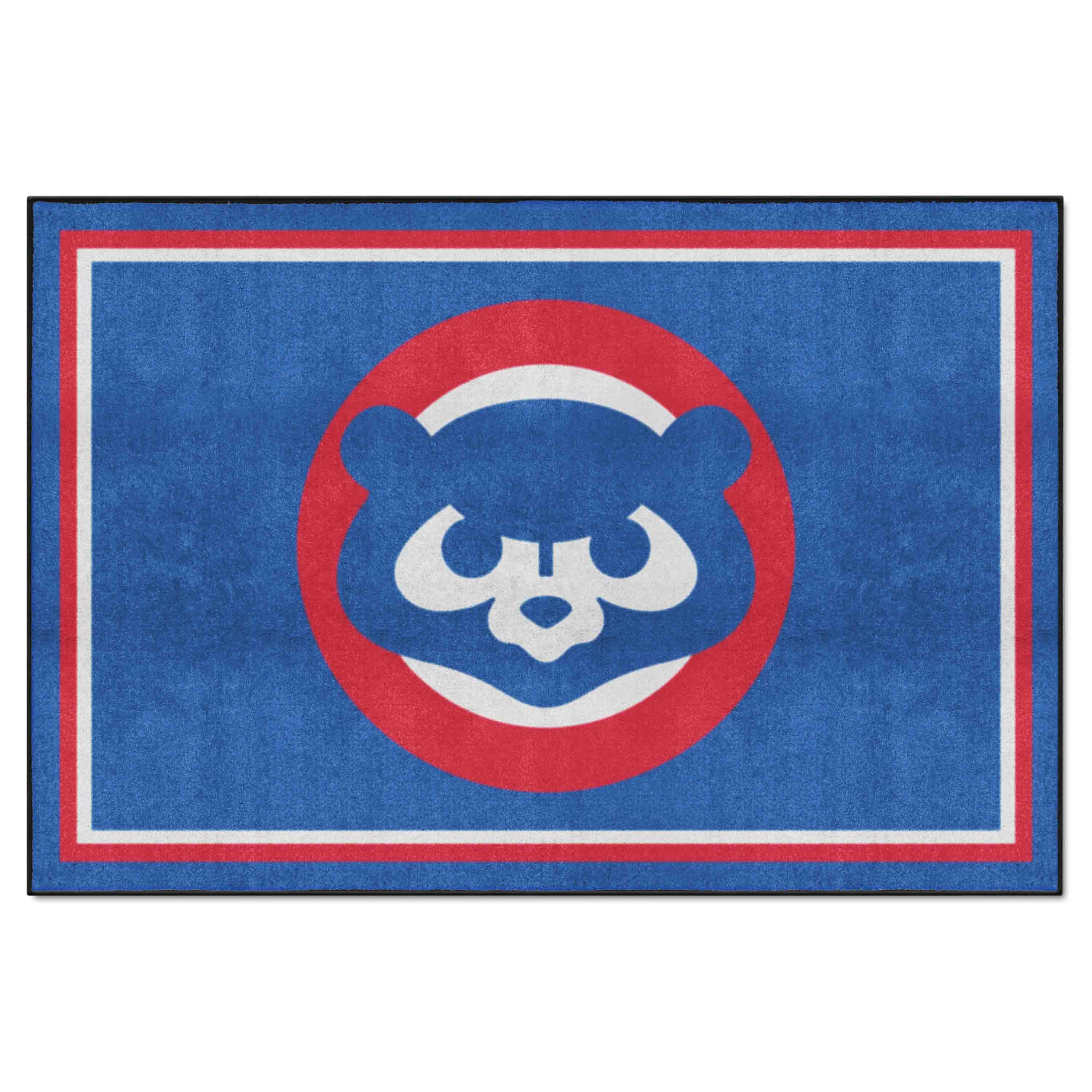 Chicago Cubs 5ft. x 8 ft. Plush Area Rug - Retro Collection - Chicago Cubs