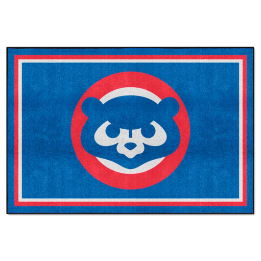 Chicago Cubs 5ft. x 8 ft. Plush Area Rug - Retro Collection - Chicago Cubs