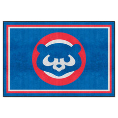 Chicago Cubs 5ft. x 8 ft. Plush Area Rug - Retro Collection - Chicago Cubs