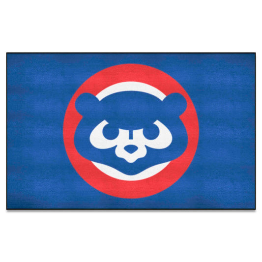 Chicago Cubs Ulti-Mat Rug - 5ft. x 8ft. - Retro Collection - Chicago Cubs