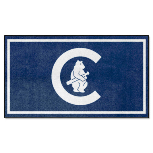 Chicago Cubs 3ft. x 5ft. Plush Area Rug - Retro Collection - Chicago Cubs