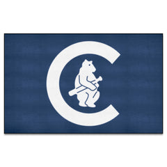 Chicago Cubs Ulti-Mat Rug - 5ft. x 8ft. - Retro Collection - Chicago Cubs