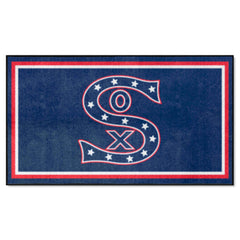 Chicago White Sox 3ft. x 5ft. Plush Area Rug - Retro Collection - Chicago White Sox