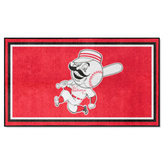 Cincinnati Reds 3ft. x 5ft. Plush Area Rug - Retro Collection