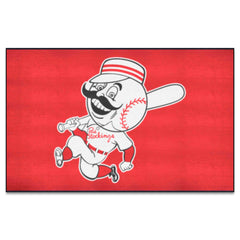 Cincinnati Reds Ulti-Mat Rug - 5ft. x 8ft. - Retro Collection