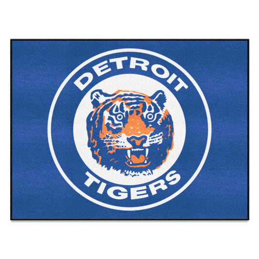 Detroit Tigers All-Star Rug - 34 in. x 42.5 in. - Retro Collection