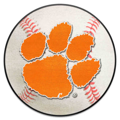 Clemson Tigers Baseball Rug - 27in. Diameter