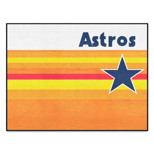 Houston Astros All-Star Rug - 34 in. x 42.5 in. - Retro Collection