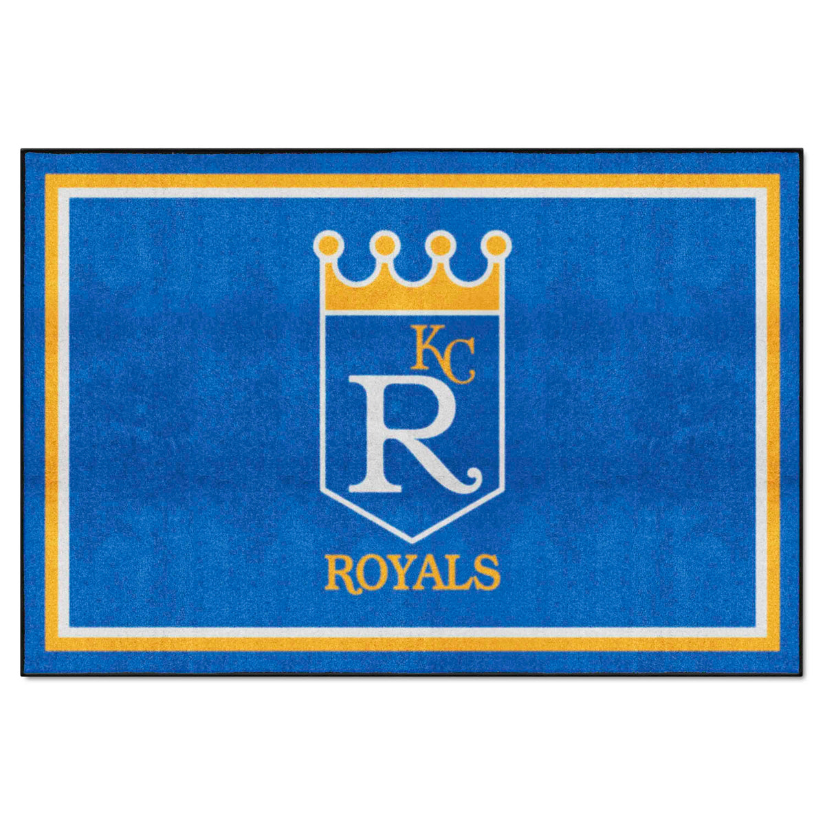 Kansas City Royals 5ft. x 8 ft. Plush Area Rug - Retro Collection