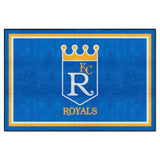 Kansas City Royals 5ft. x 8 ft. Plush Area Rug - Retro Collection