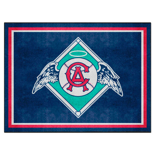 Anaheim Angels 8ft. x 10 ft. Plush Area Rug - Retro Collection