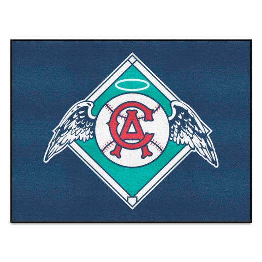 Anaheim Angels All-Star Rug - 34 in. x 42.5 in. - Retro Collection