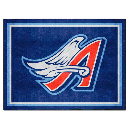 Anaheim Angels 8ft. x 10 ft. Plush Area Rug - Retro Collection