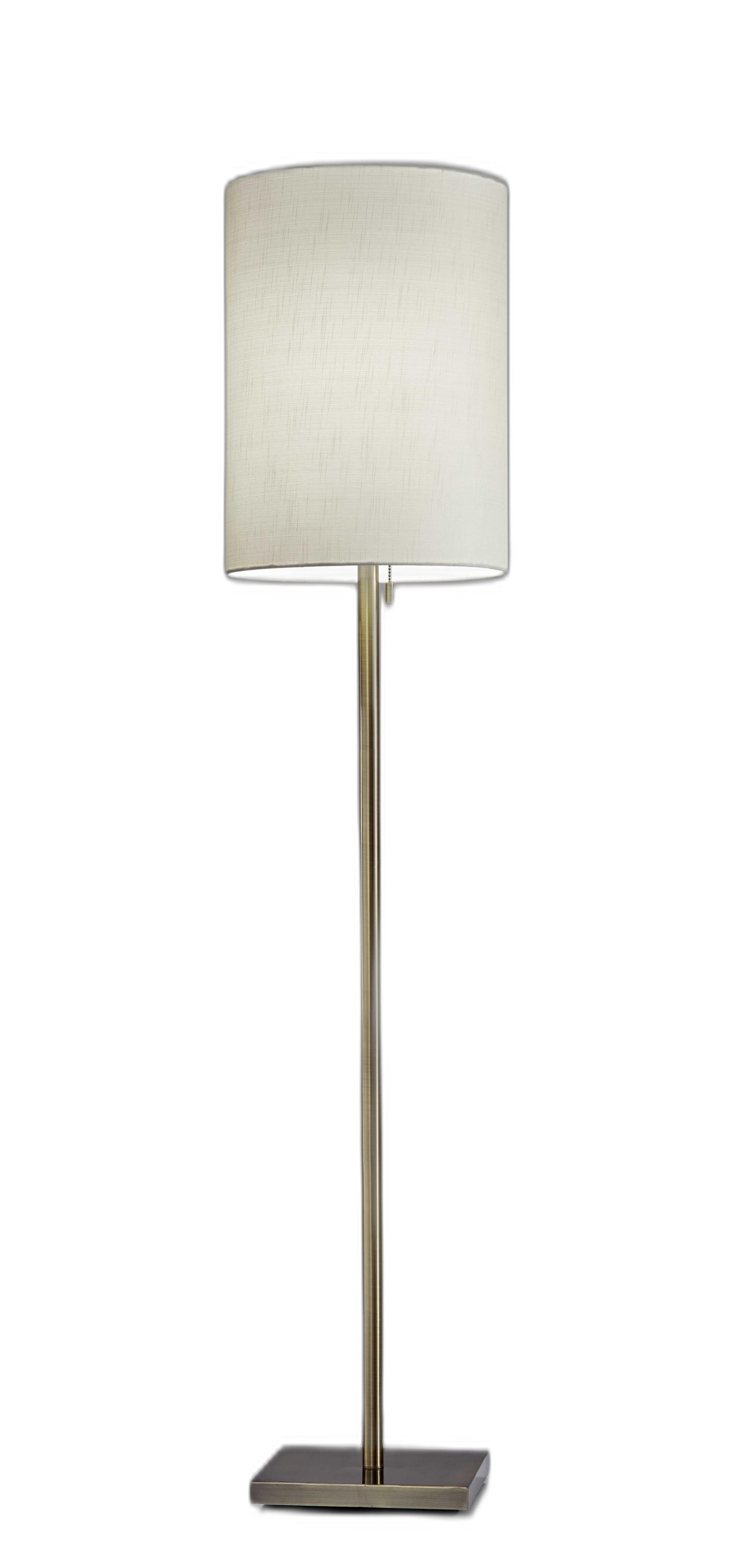 Floor Lamp Classic Silhouette Brass Metal