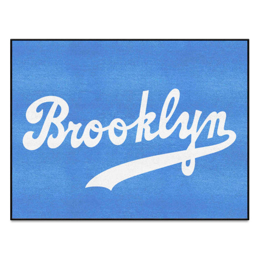 Brooklyn Dodgers All-Star Rug - 34 in. x 42.5 in. - Retro Collection - Brooklyn Dodgers