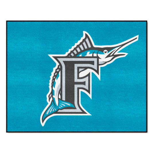 Florida Marlins All-Star Rug - 34 in. x 42.5 in. - Retro Collection