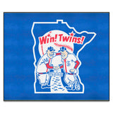 Minnesota Twins Tailgater Rug - 5ft. x 6ft. - Retro Collection - Minnesota Twins