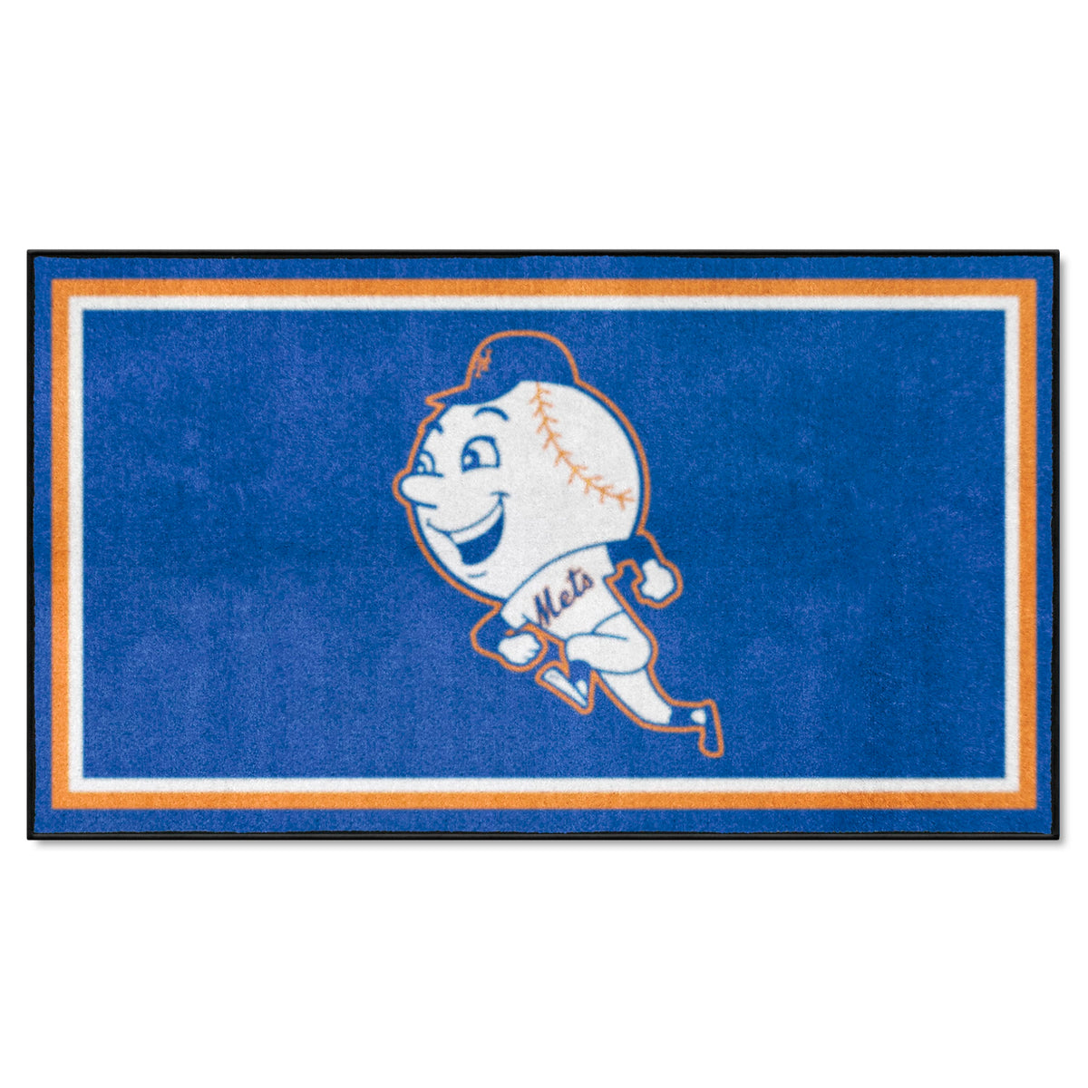 New York Mets 3ft. x 5ft. Plush Area Rug - Retro Collection