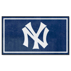 New York Yankees 3ft. x 5ft. Plush Area Rug - Retro Collection - New York Yankees