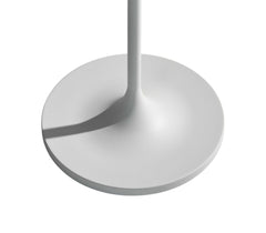 60" White Metal Floor Lamp With White Drum Shade - Homeroots