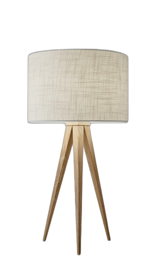 Treble Natural Wood Table Lamp