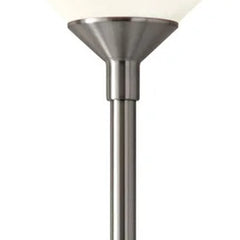 73" Torchiere Floor Lamp With White Cone Shade