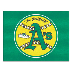 Oakland Athletics All-Star Rug - 34 in. x 42.5 in. - Retro Collection