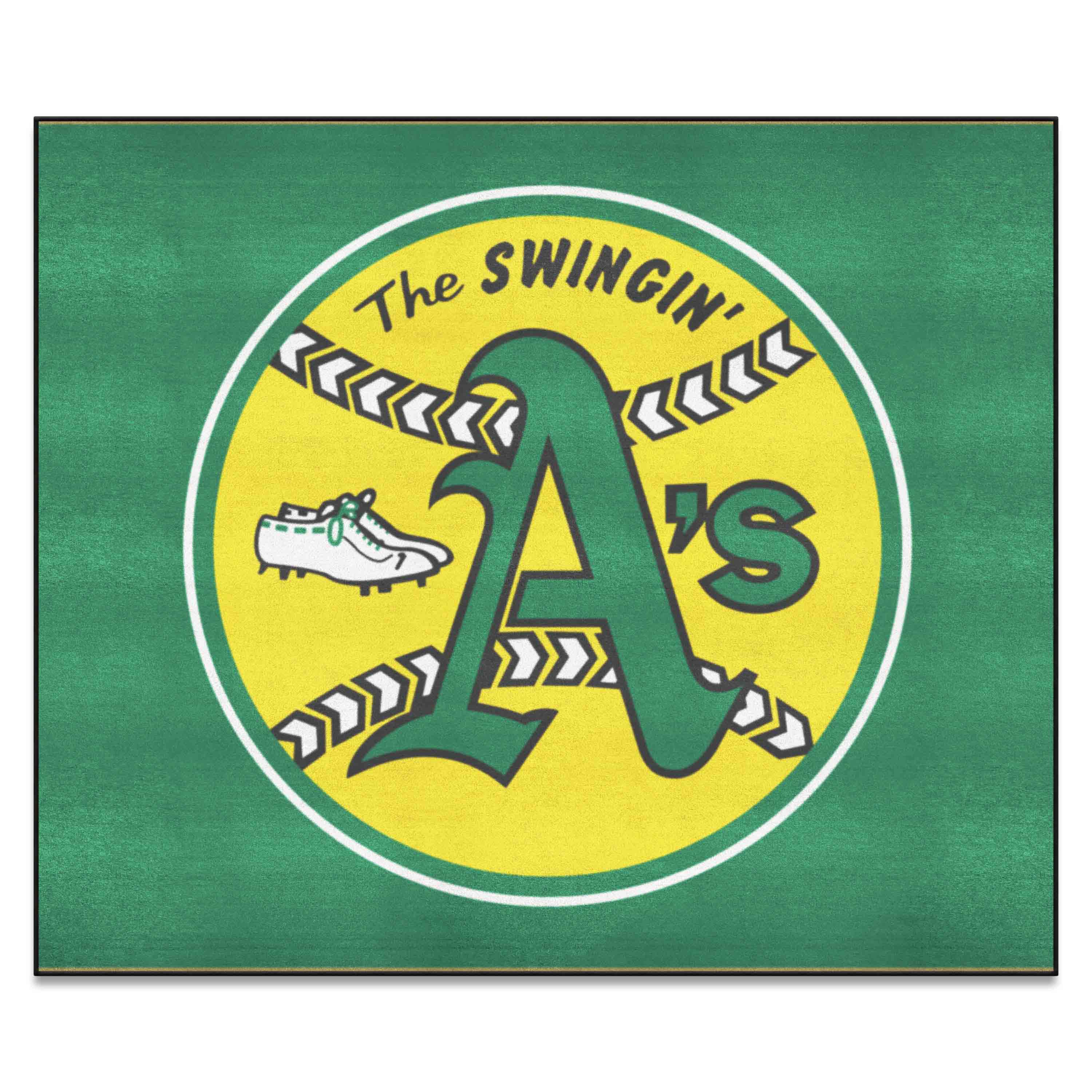 Oakland Athletics Tailgater Rug - 5ft. x 6ft. - Retro Collection - Oakland Athletics