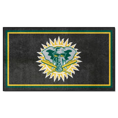 Oakland Athletics 3ft. x 5ft. Plush Area Rug - Retro Collection - Oakland Athletics