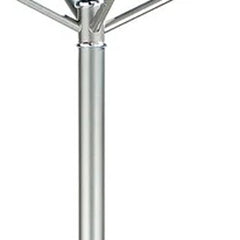 14" X 70" Champagne Powder Coated Steel Umbrella Stand Coat Rack