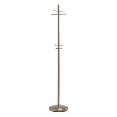 13" X 67" Brushed Steel Brushed Steel Coat Rack