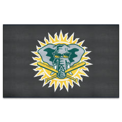 Oakland Athletics Ulti-Mat Rug - 5ft. x 8ft. - Retro Collection - Oakland Athletics