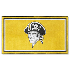 Alfombra de felpa de 3 pies x 5 pies de los Piratas de Pittsburgh - Colección Retro