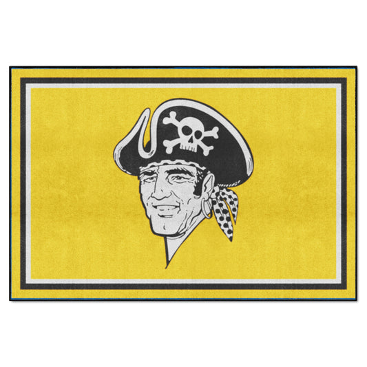 Pittsburgh Pirates 5ft. x 8 ft. Plush Area Rug - Retro Collection