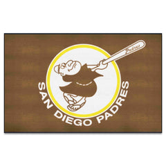 San Diego Padres Ulti-Mat Rug - 5ft. x 8ft. - Retro Collection