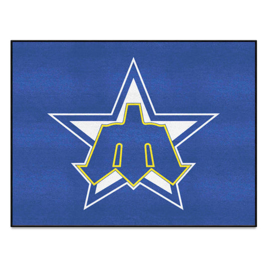 Seattle Mariners All-Star Rug - 34 in. x 42.5 in. - Retro Collection