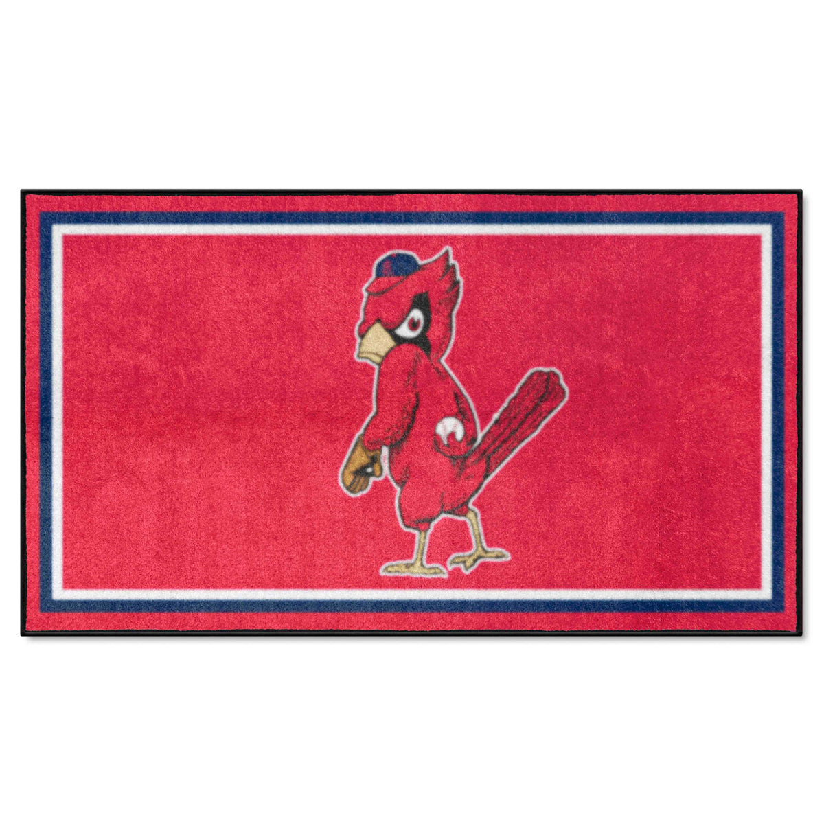 St. Louis Cardinals 3ft. x 5ft. Plush Area Rug - Retro Collection