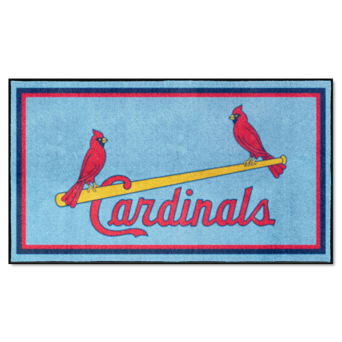 St. Louis Cardinals 3ft. x 5ft. Plush Area Rug - Retro Collection