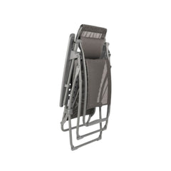 28" Graphite Metal Outdoor Zero Gravity Chair with Graphite Cushion