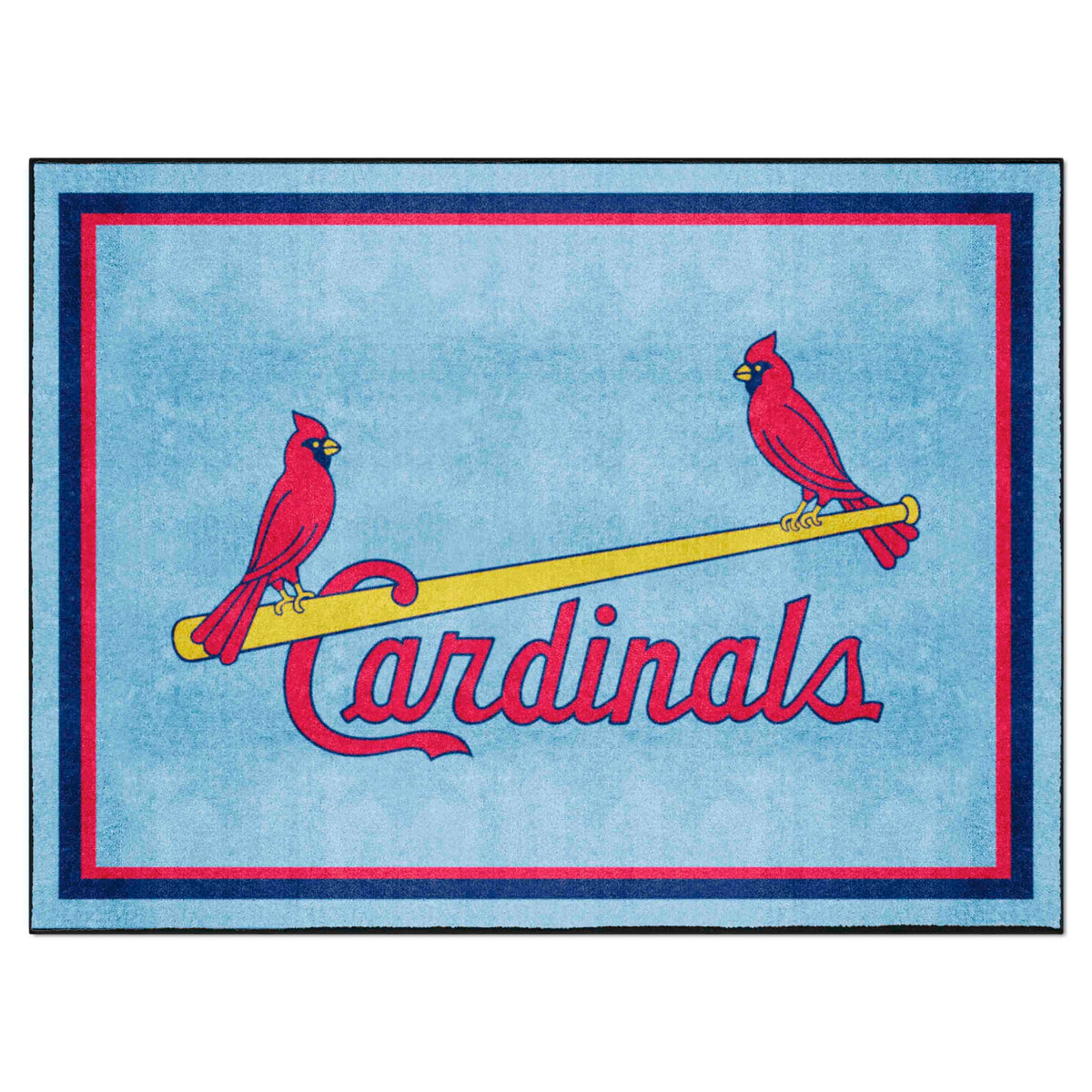 St. Louis Cardinals 8ft. x 10 ft. Plush Area Rug - Retro Collection