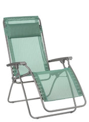 27" Green Metal Outdoor Zero Gravity Chair with Green Cushion