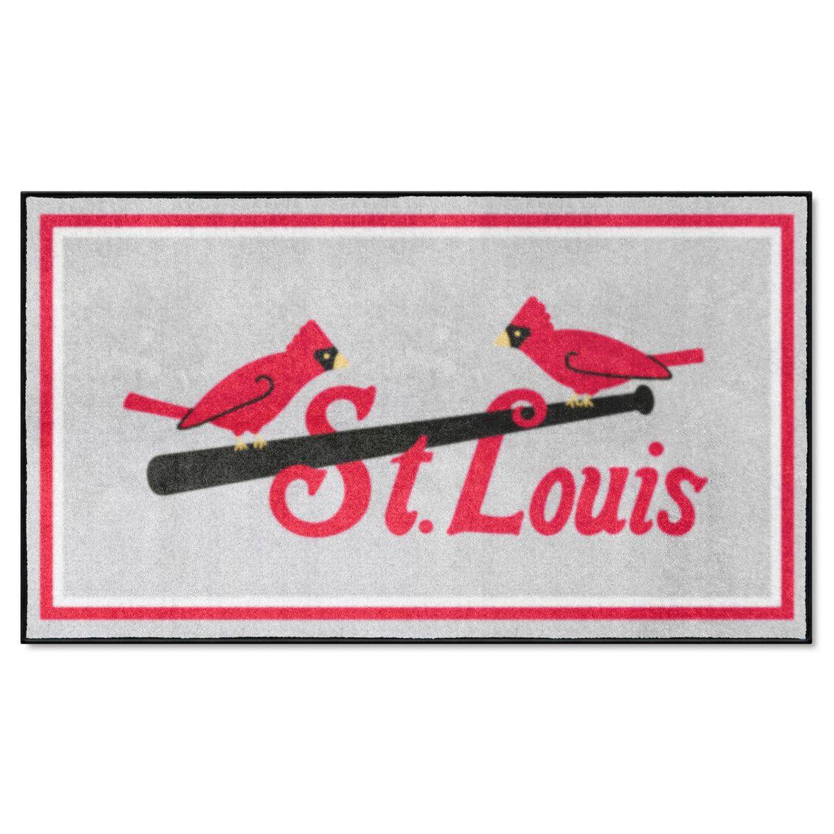 St. Louis Cardinals 3ft. x 5ft. Plush Area Rug - Retro Collection