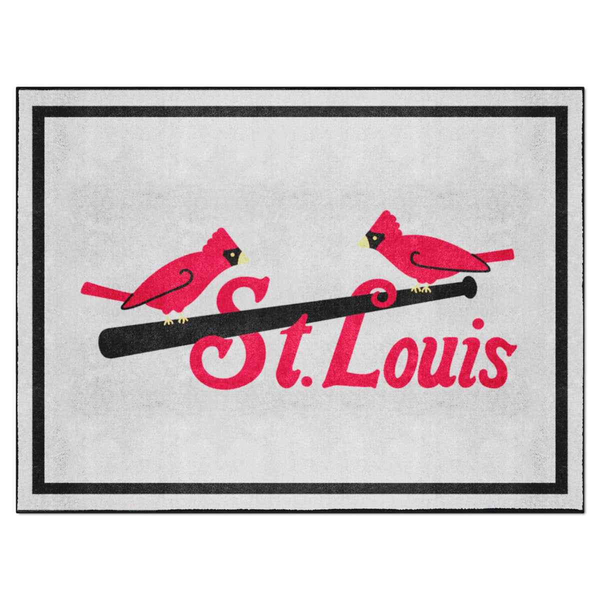 St. Louis Cardinals 8ft. x 10 ft. Plush Area Rug - Retro Collection