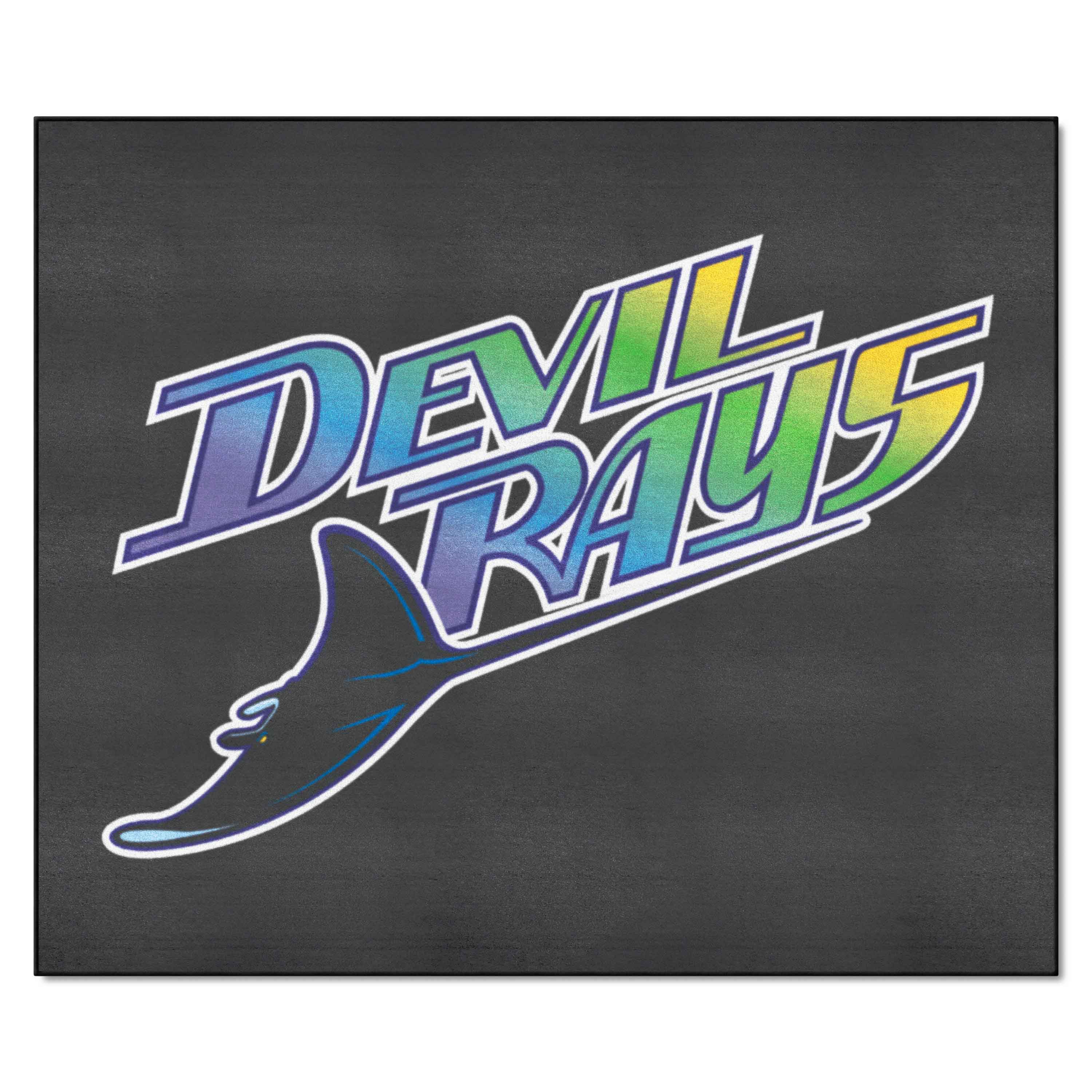 Tampa Bay Devil Rays Tailgater Rug - 5ft. x 6ft. - Retro Collection