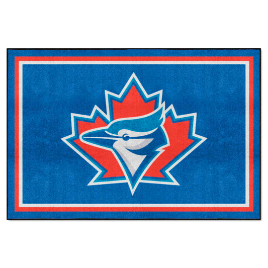 Alfombra de felpa de 1,52 m x 2,44 m de los Toronto Blue Jays: colección retro